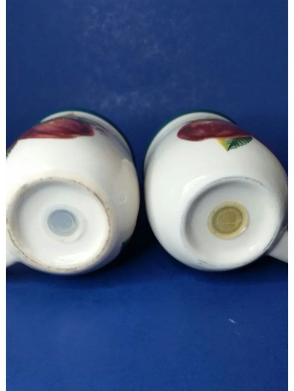 Casuals Apples Salt and Pepper Stove Top Shaker Set China Pearl Country